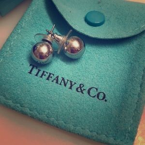 Iconic Tiffany’s Silver Ball Earrings